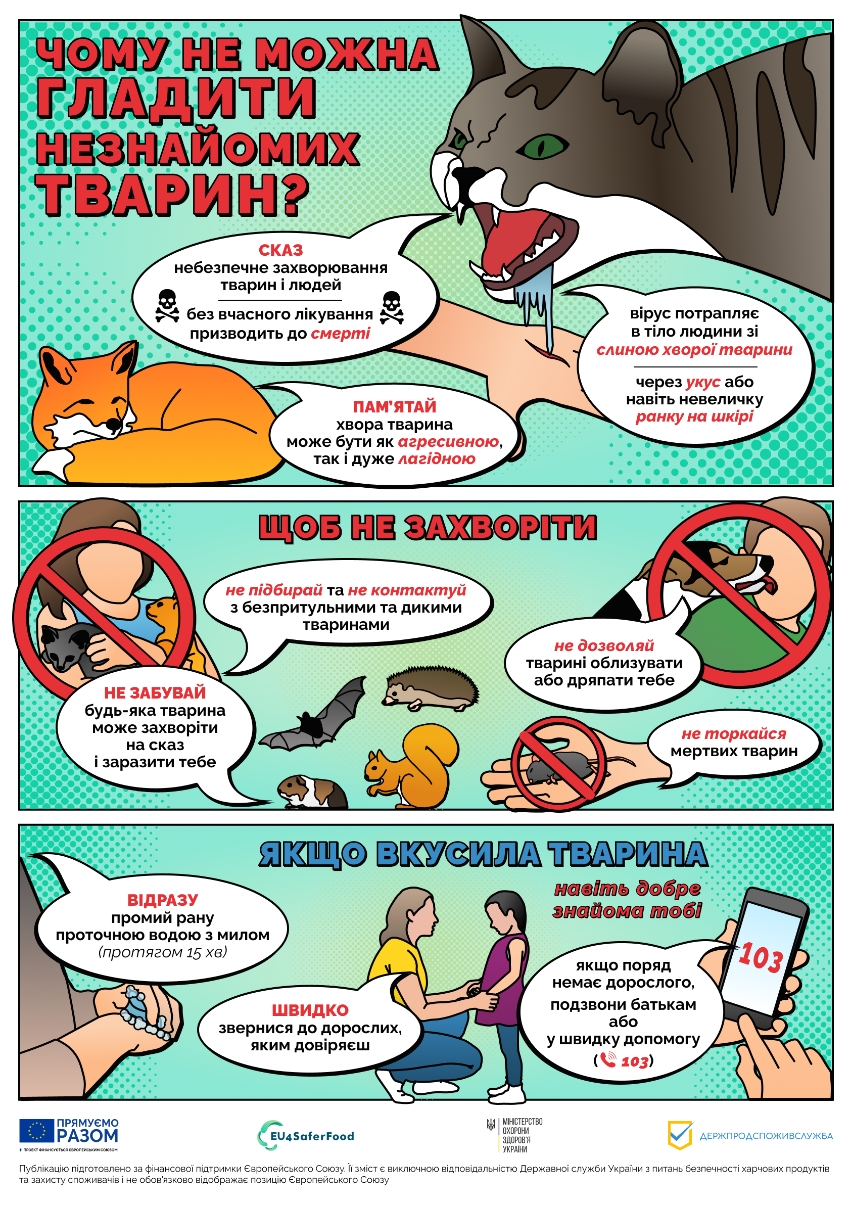 Poster Rabies For Schoolchildren (3)